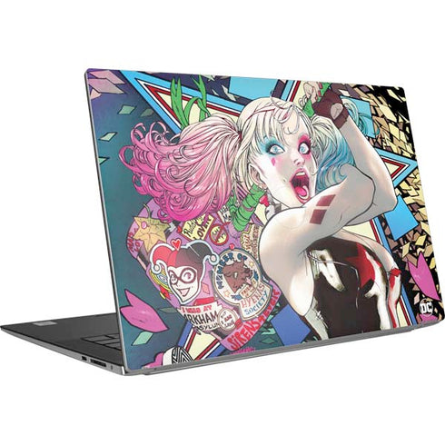 DC Comics Harley Quinn Action Pose Dell XPS Skin